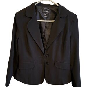 My Michelle Women's Black Blazer with Button Detail